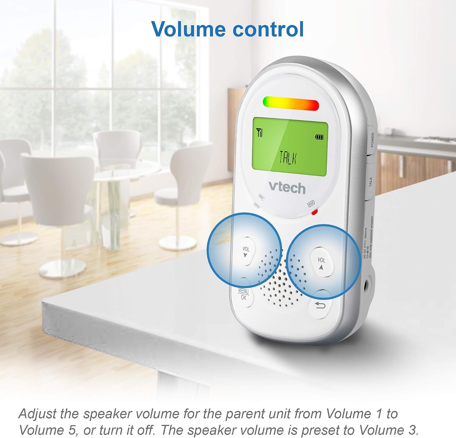 Thumbnail 6 de VTech AM706-1W baby monitor 1,000 ft range