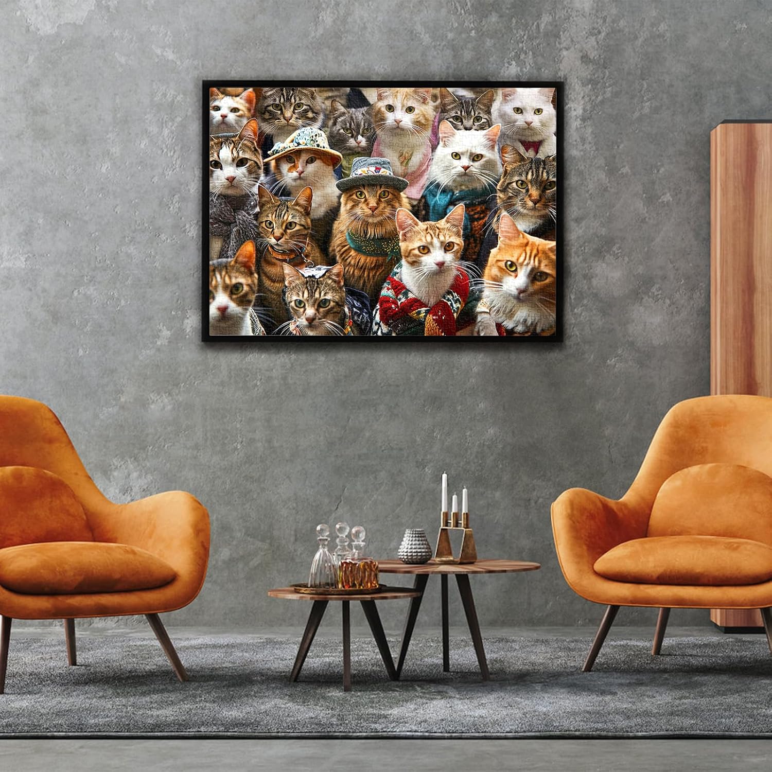 Thumbnail 5 de Fashion Cat 1000-Piece Jigsaw Puzzle for Adults (70cm x 50cm) – Jigsaw Puzzles Educational Game