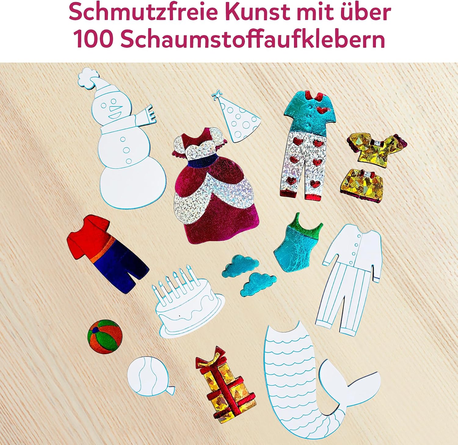 Thumbnail 6 de Skillmatics Folienspaß – Verkleide die Figuren: Schmutzfreie Bastelaktivität für Kinder 4–9 Jahre