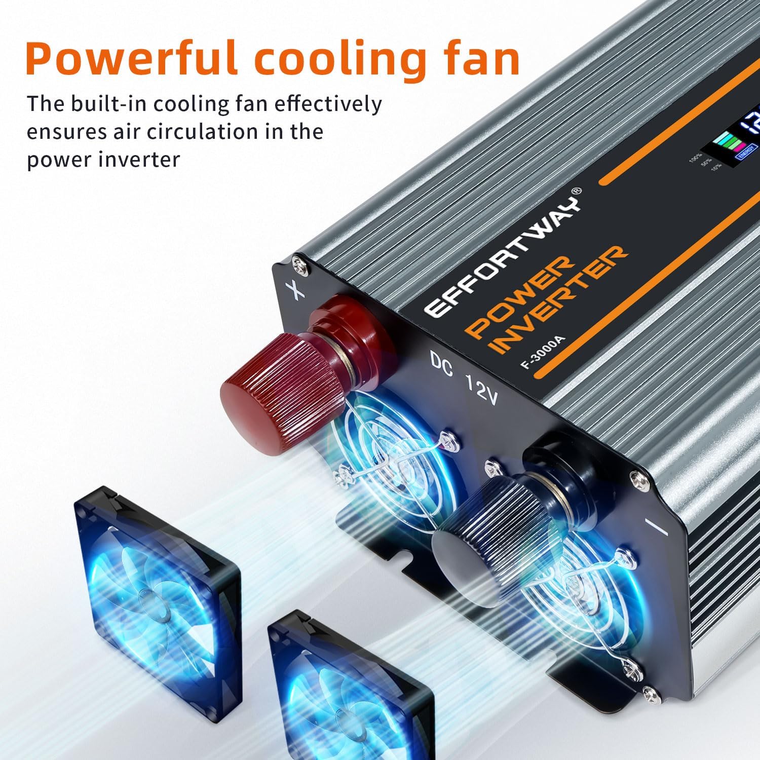 Thumbnail 4 de 5000W DC 12V to AC 110V Inverter