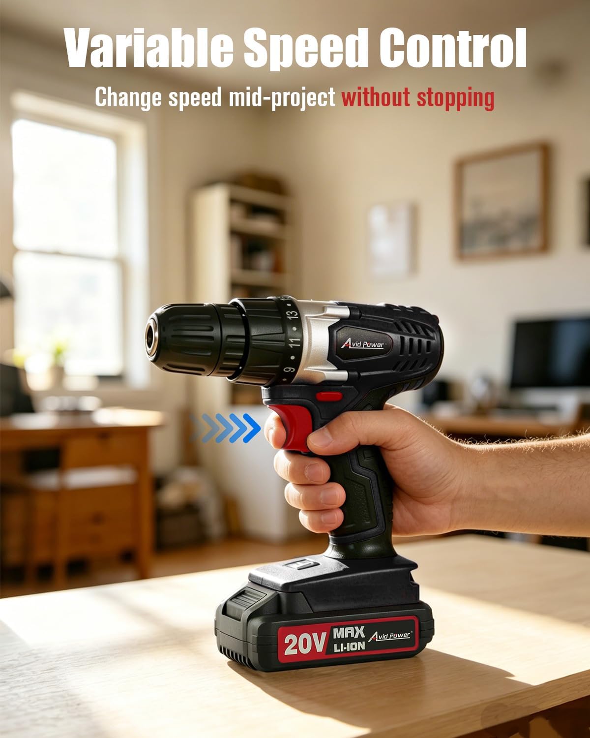 Detalle de AVID POWER Cordless Drill 20V