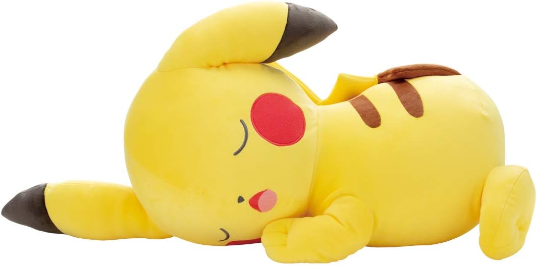 Detalle de タカラトミーアーツ ポケットモンスター すやすやフレンド おうちでリラックス ピカチュウ ぬいぐるみ 幅約74cm