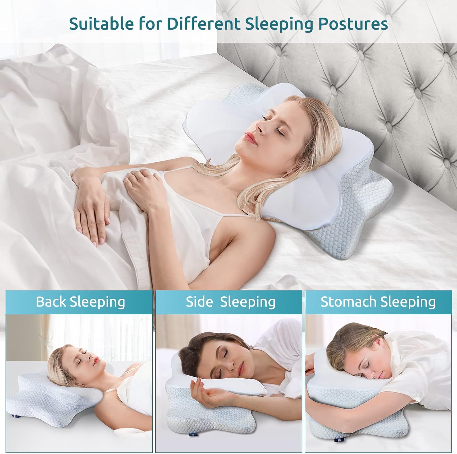 Thumbnail 3 de DONAMA Cervical Pillow for Neck Pain Relief