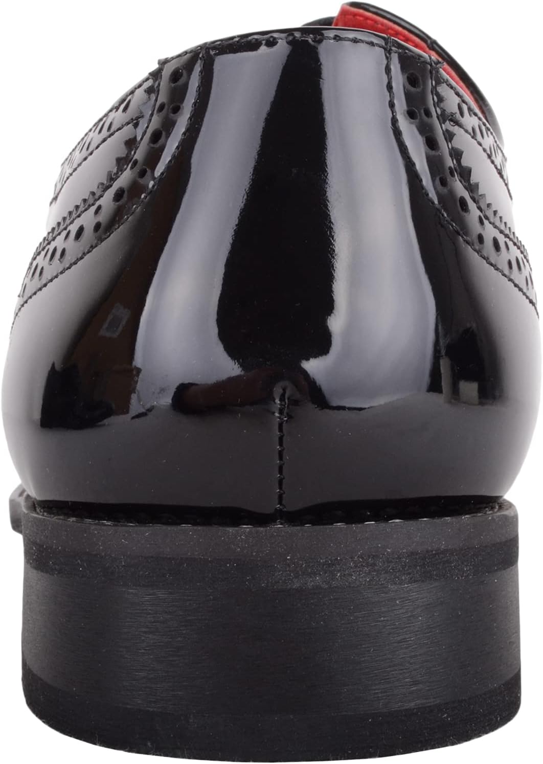 Detalle de Mens Slip On Lace Up Formal Faux Leather Shoes with Tweed Material