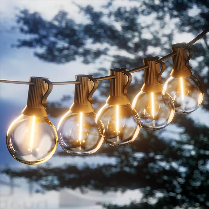 Detalle de Yuucio Guirnalda de Luces Exterior LED 7.6M con Bombillas G40
