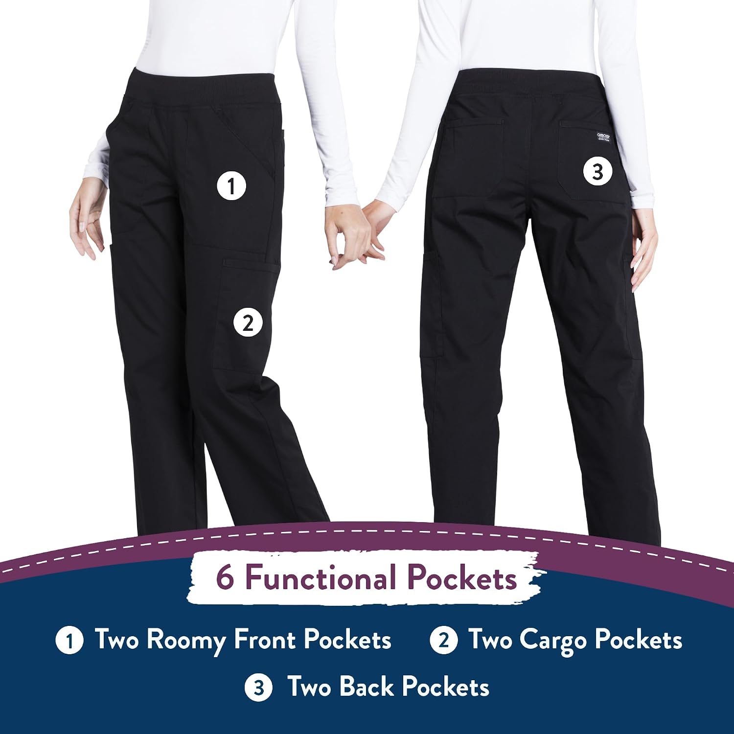 Thumbnail 6 de Cherokee Women's Scrub Pants Ww170t