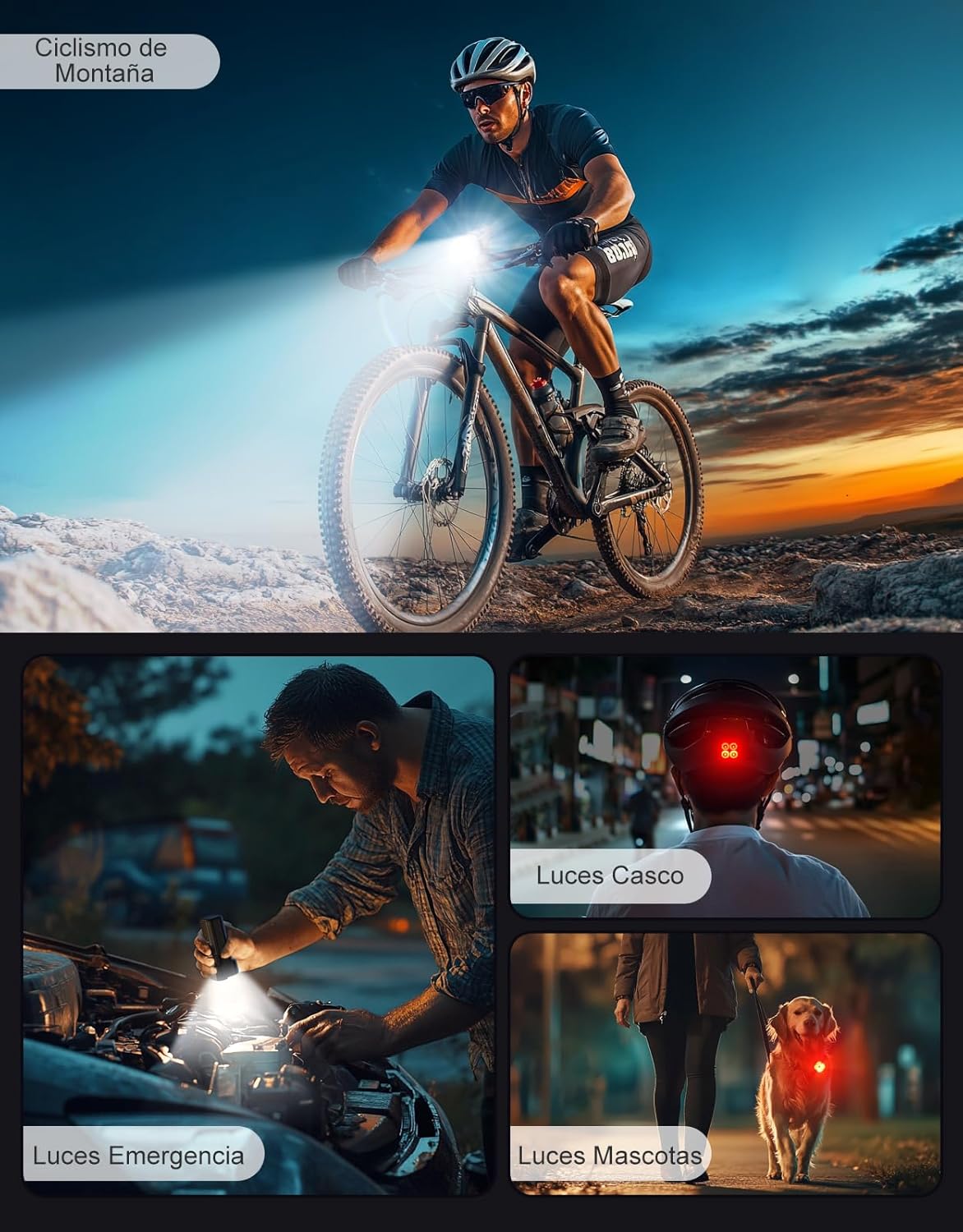 Thumbnail 5 de Mohard Luces Bicicleta 2000LM 3000mAh