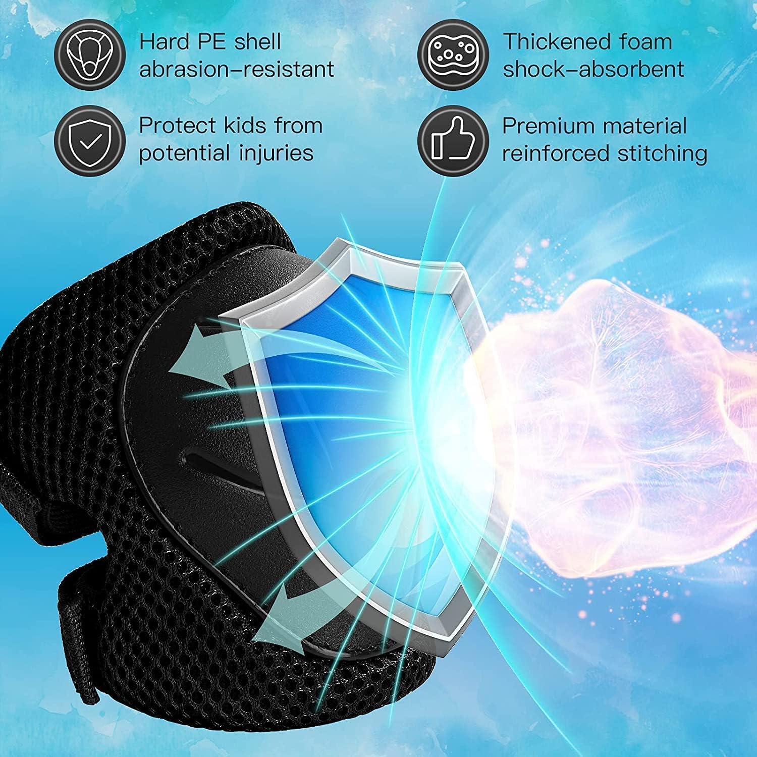 Thumbnail 2 de TCCVANAS FX-001 Kids Helmet Set with Adjustable Fit and Protective Pads