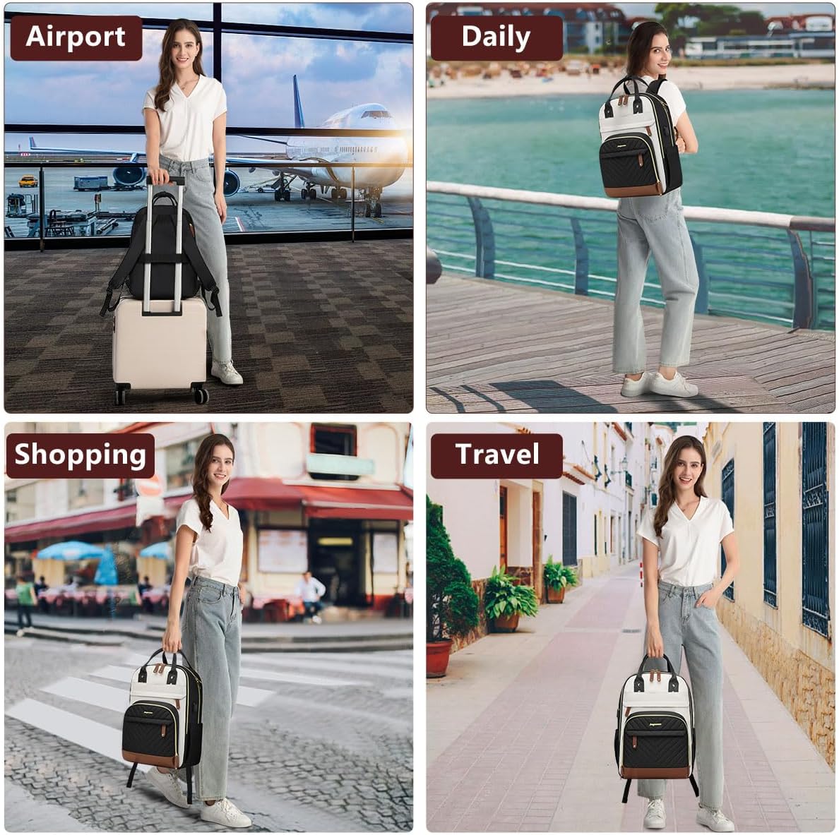 Detalle 2 de 15.6 inch Laptop Backpack for Women