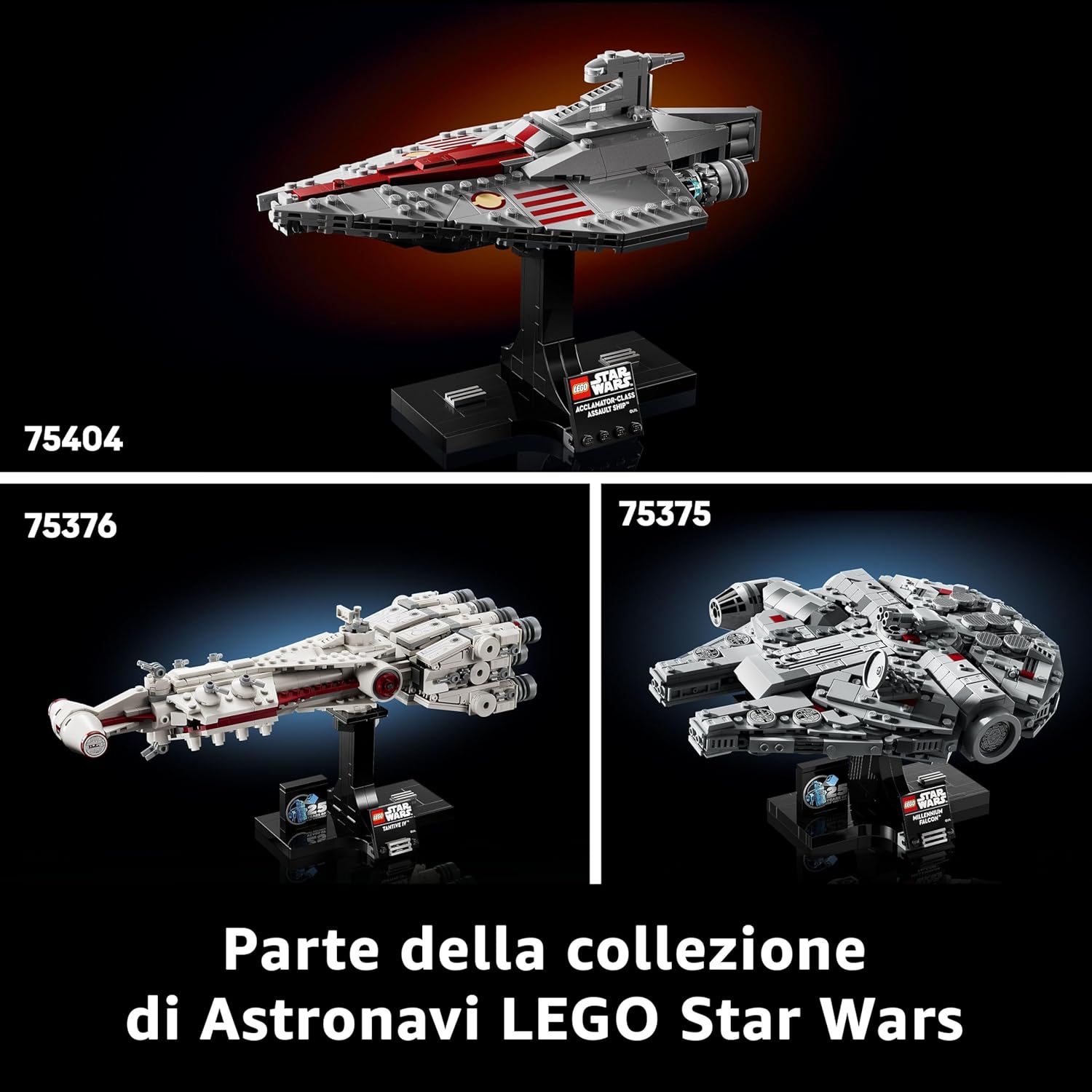 Thumbnail 6 de LEGO Star Wars 75405 Starcruiser Home One: modellino espositivo della Nebulon-B e della battaglia di Endor