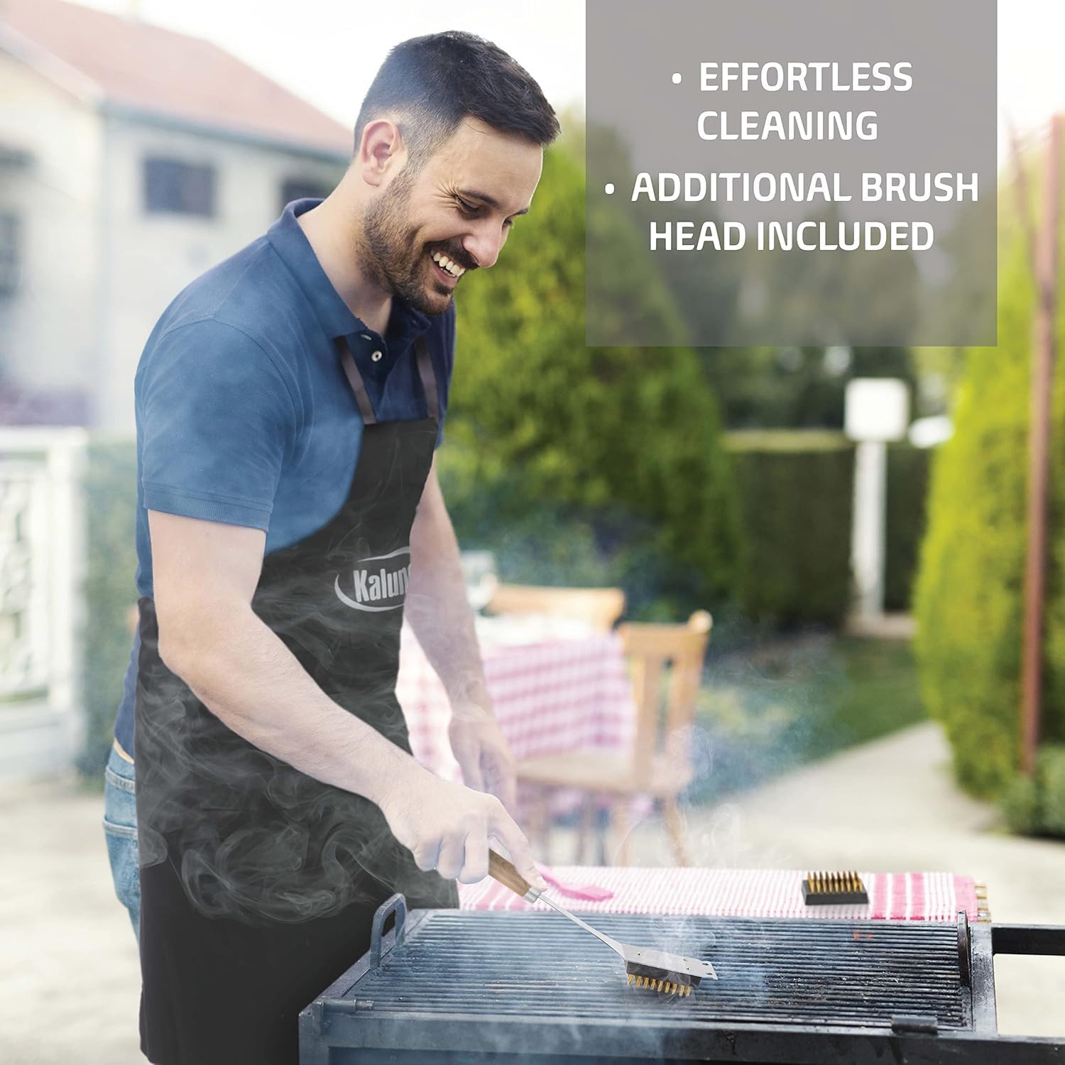 Thumbnail 5 de Kaluns 21 Piece Black Grilling Set, Stainless Steel Tools with Case and Apron