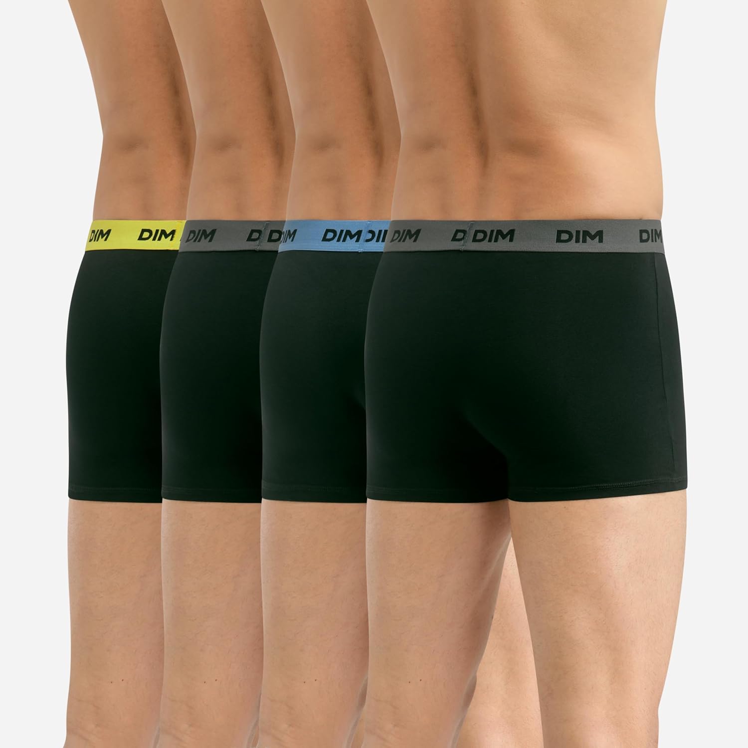 Thumbnail 2 de Lot de 4 boxers homme DIM Coton Stretch « Mix and Colors »