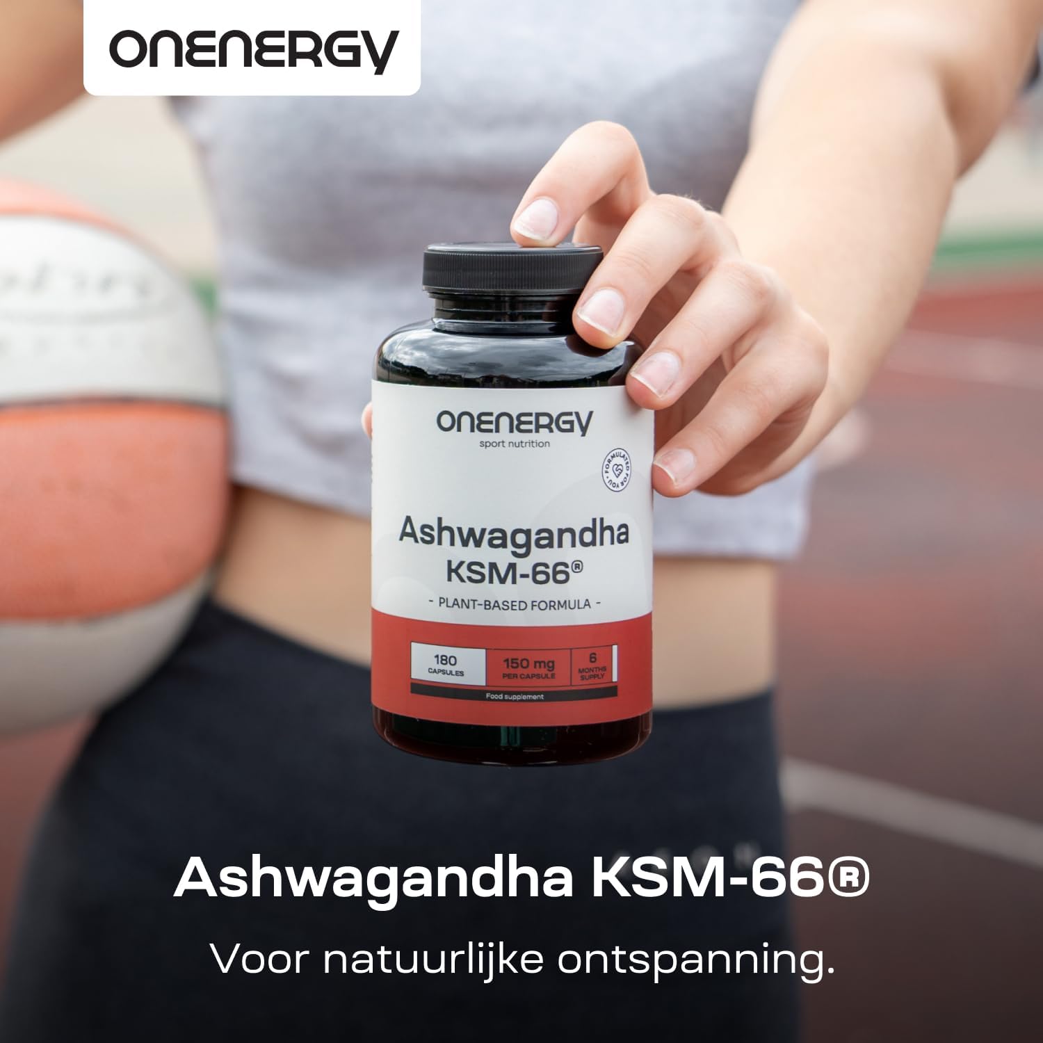 Thumbnail 4 de ONENERGY Ashwagandha KSM-66, 180 plantaardige capsules met 150 mg extract