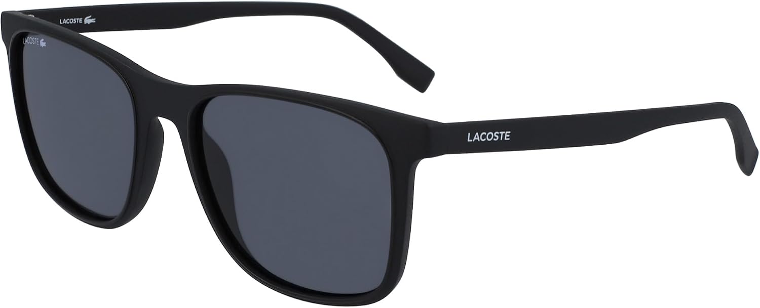 Thumbnail 1 de Lunettes de soleil sportives LACOSTE L882S 001 BLACK (homme) rectangulaires en plastique