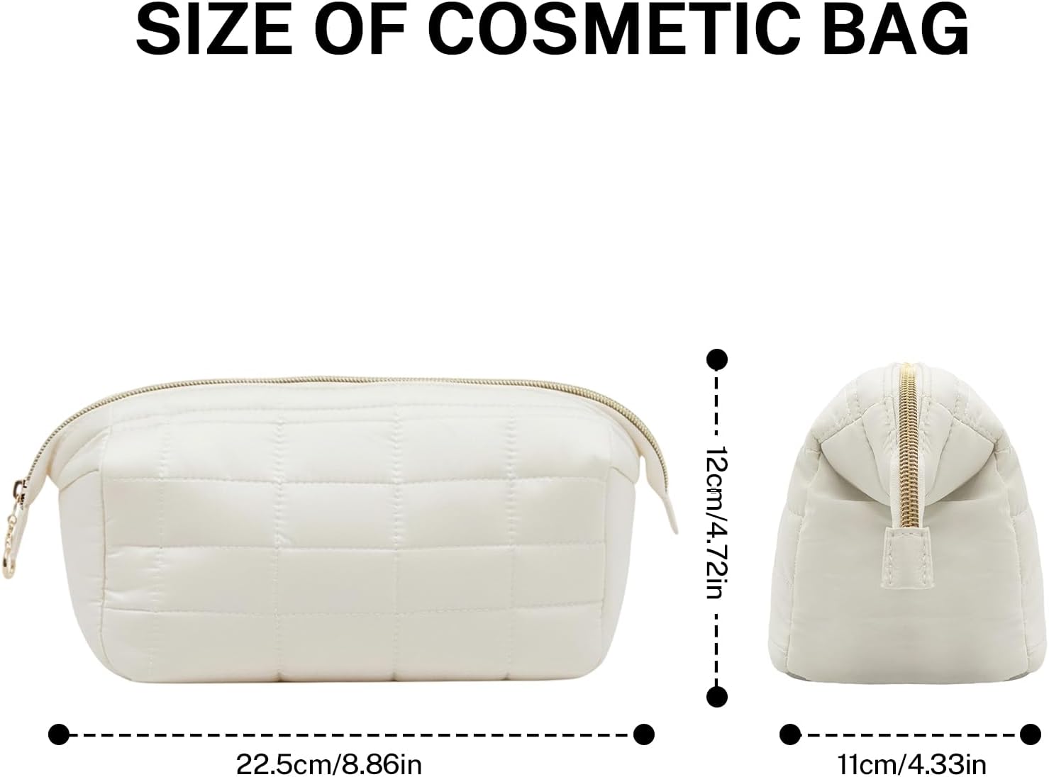 Thumbnail 1 de LJCZKA Large Portable Makeup Bag: Wide-Open, High-Capacity Travel Pouch
