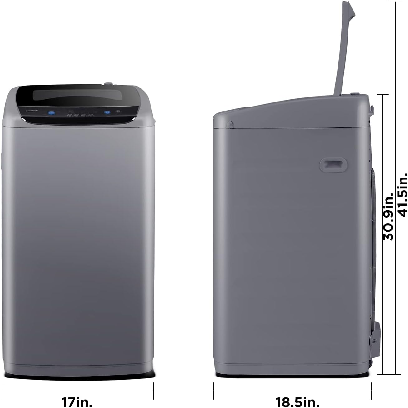 Detalle 2 de COMFEE' CV10DPGBL0RC0 Portable Washing Machine, 1.0 cu. ft., LED Display
