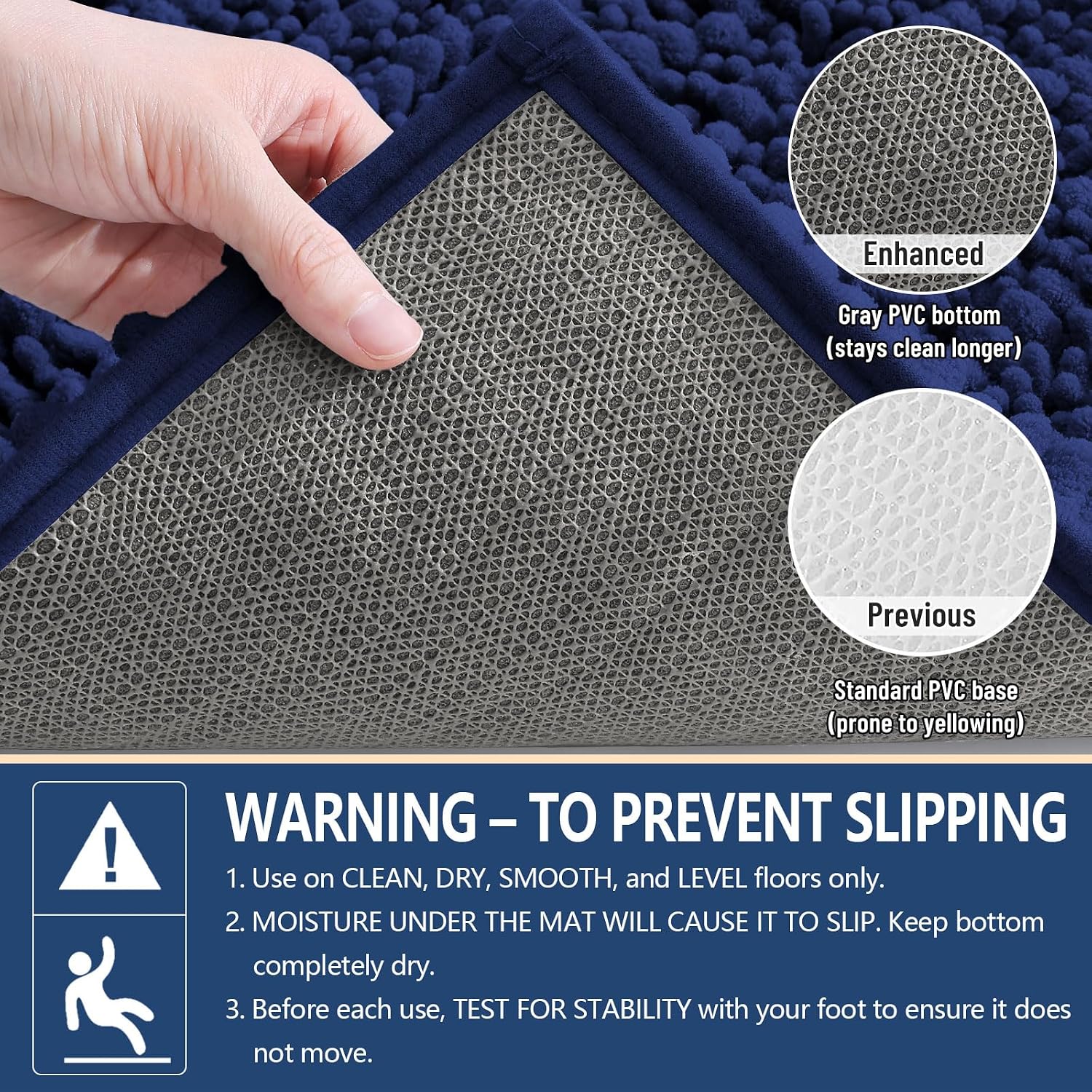 Detalle de Arotive U-Shaped Toilet Rug 24x20