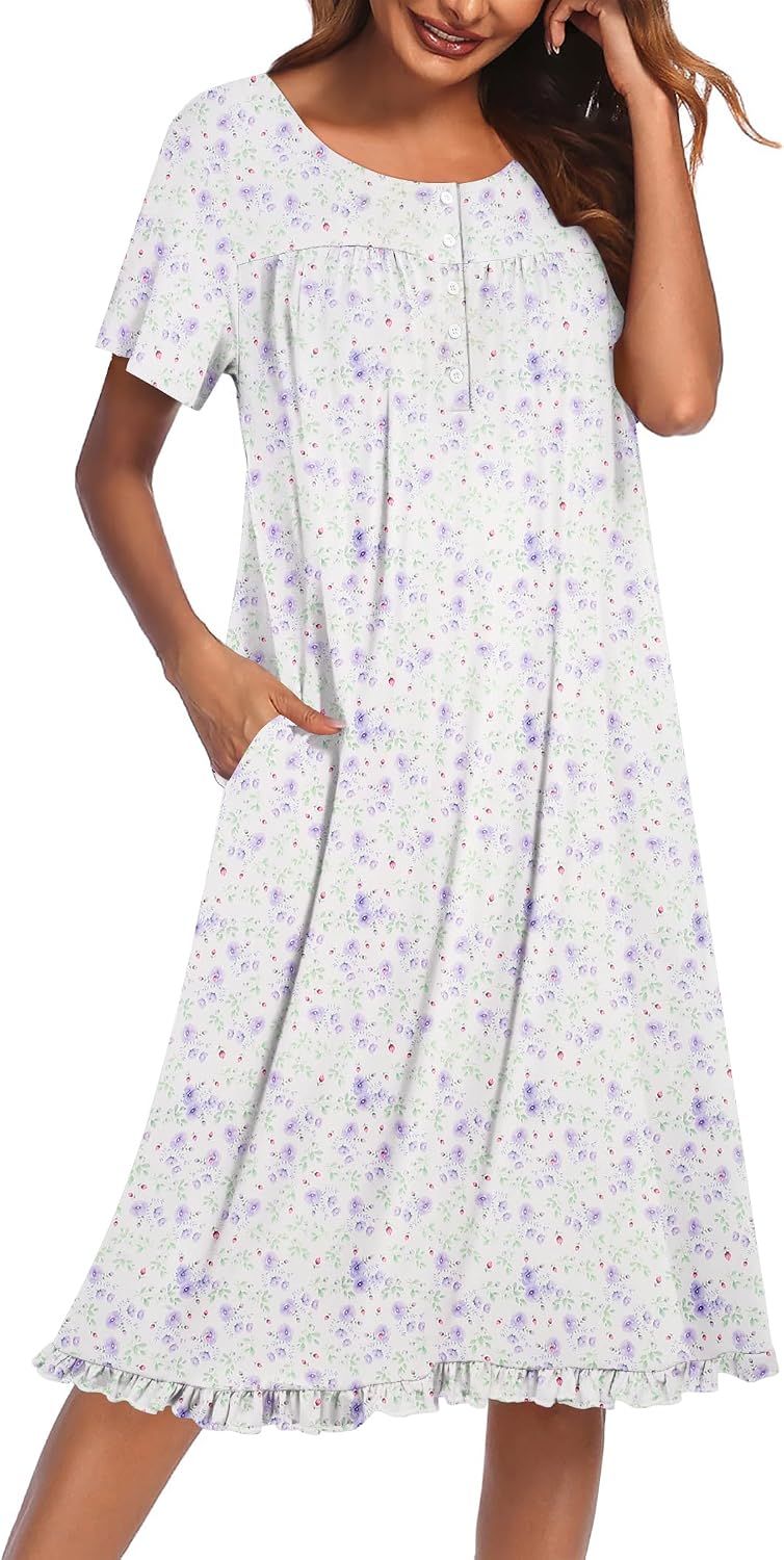 Detalle de Ekouaer Women's House Dress