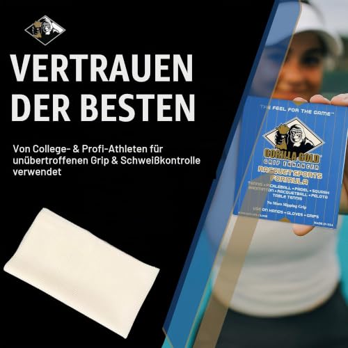 Thumbnail 1 de Gorilla Gold Grip Enhancer Tacky Towel – Kreidefreies Multi-Sport-Handtuch für festen Griff