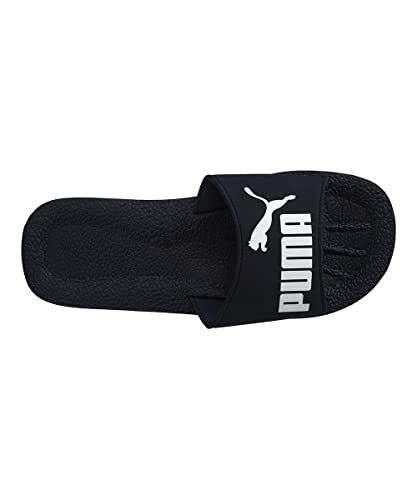 Detalle de PUMA Purecat Slide Sandal Unisex – Peacoat/White, 44,5 EU