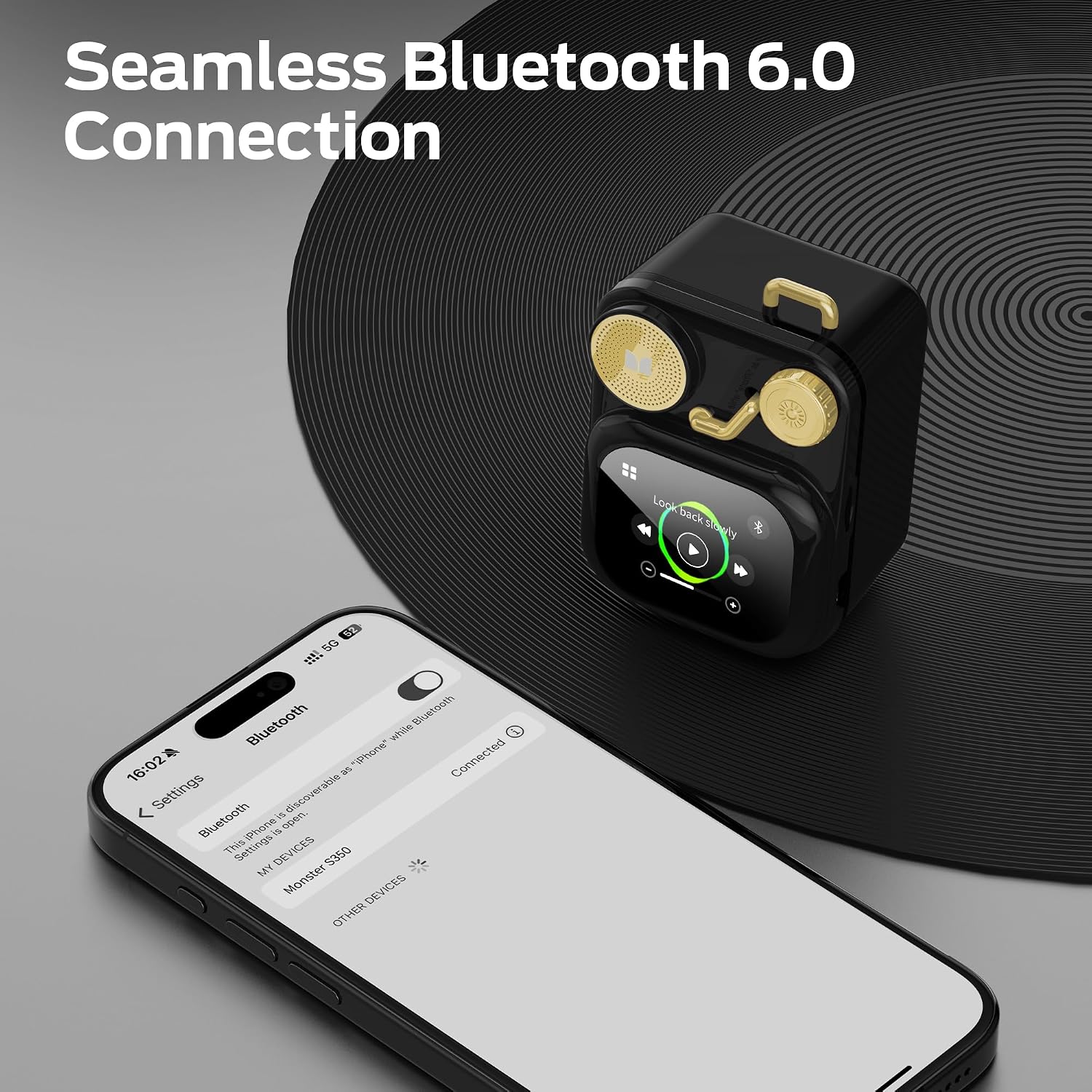 Thumbnail 5 de Monster S350 Bluetooth Speaker 160g