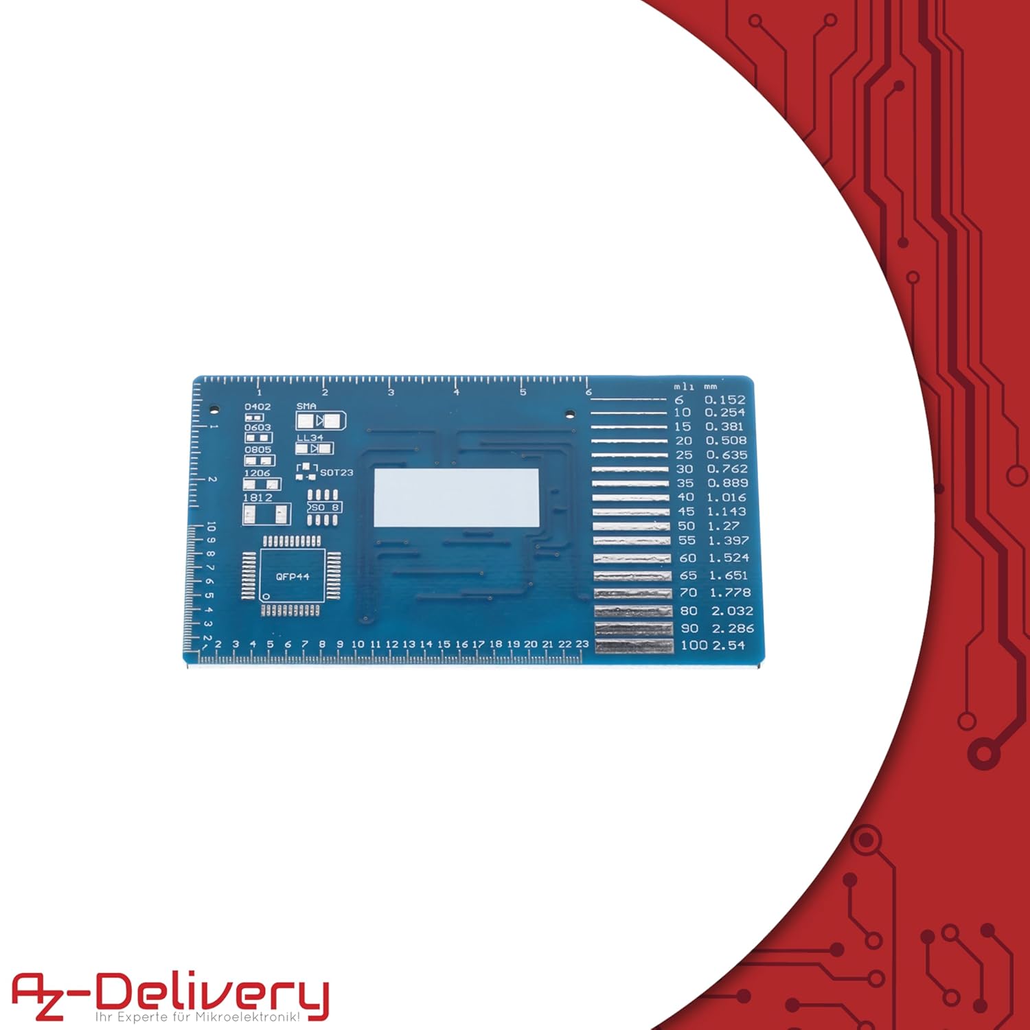 Thumbnail 6 de AZDelivery NE555 SMD kit di esercizio di saldatura PCB DIY con LED