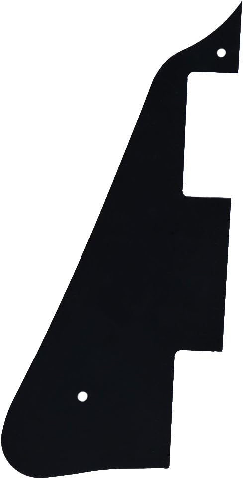 Detalle de LP-Style Electric Guitar Pickguard Black Pearl