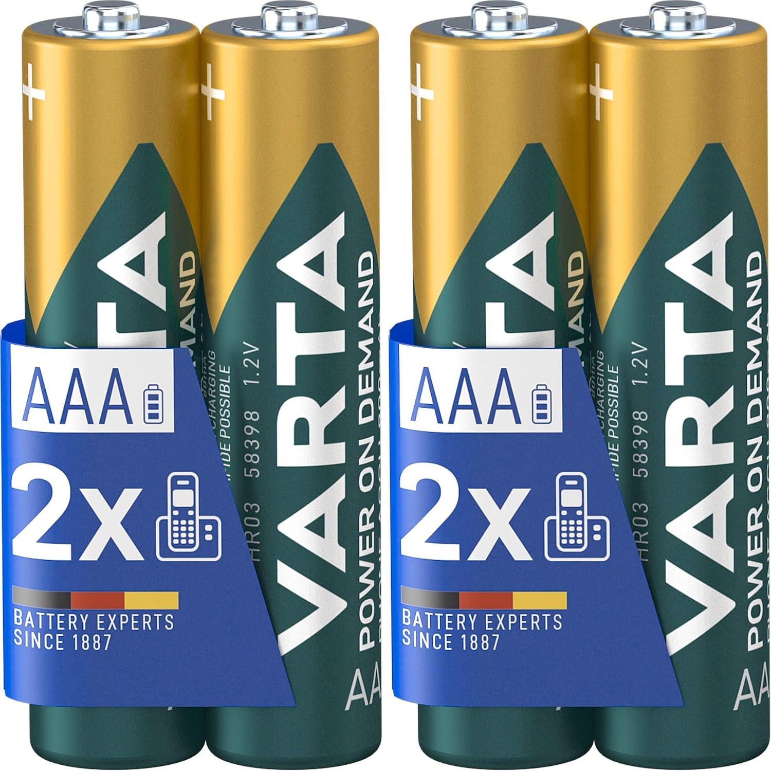 Thumbnail 6 de VARTA Recharge Accu Power on Demand AAA 800 mAh – 4er-Pack