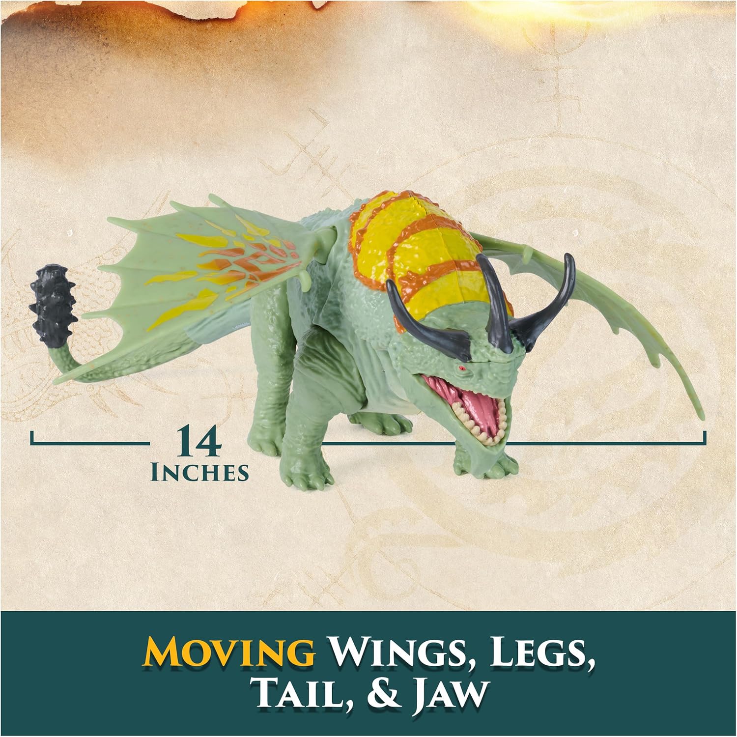 Detalle de Dreamworks Dragons: How to Train Your Dragon – Rumblehorn & Stoick Viking Duo Action Figures