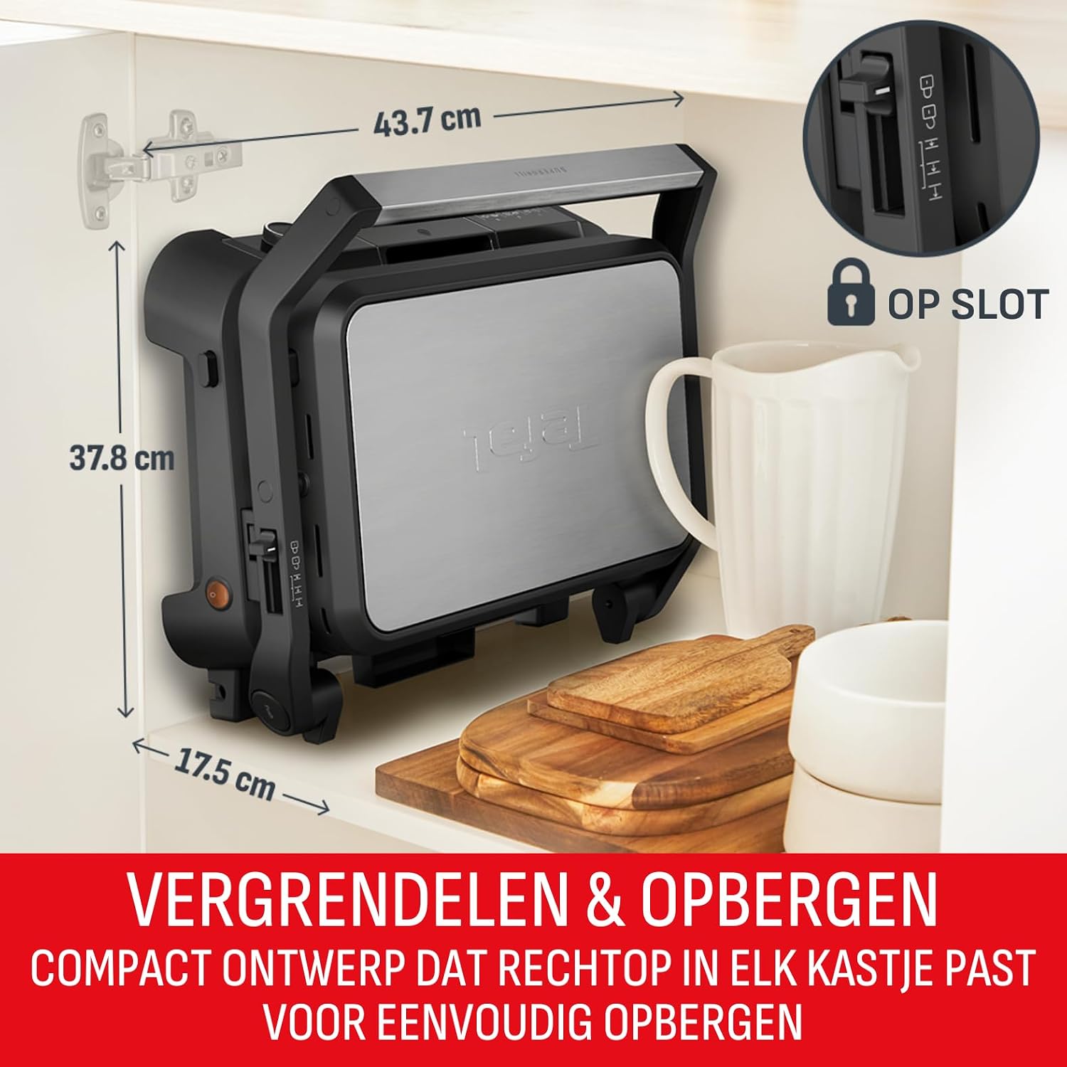 Thumbnail 6 de Tefal SuperGrill 3-in-1 XL GC520D contactgrill, 2000 W en ovenstand