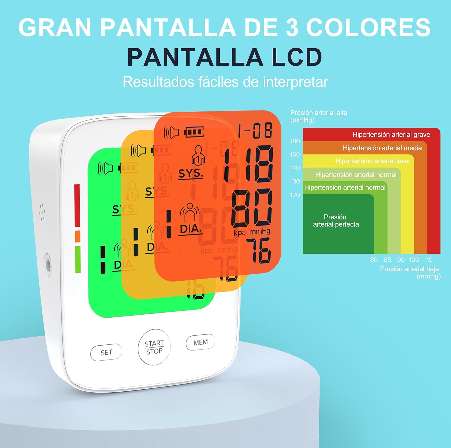 Detalle 2 de Viproud Tensiómetro de brazo 22-42 cm 📈