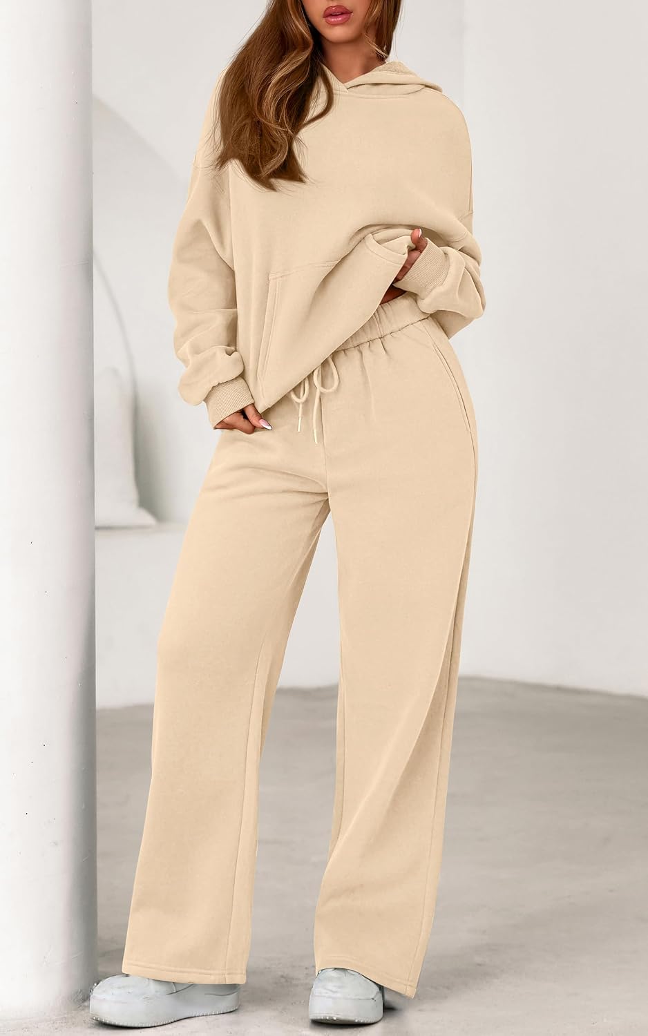 Detalle 2 de PRETTYGARDEN Women's Oversized Hoodie and Sweatpants set