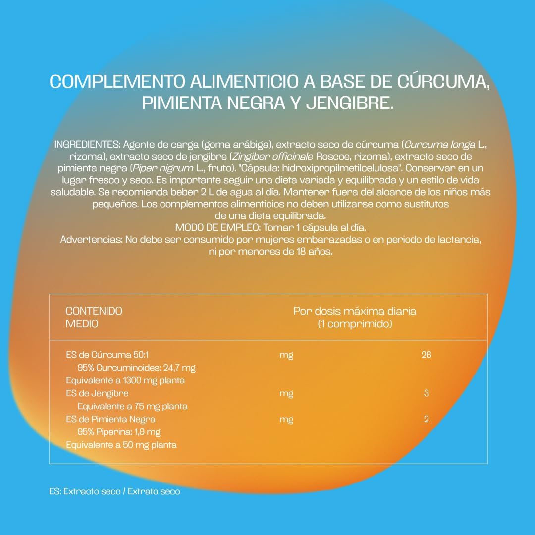 Thumbnail 5 de Bicentury Cúrcuma con Jengibre y Pimienta Negra 🌿 120 Cápsulas