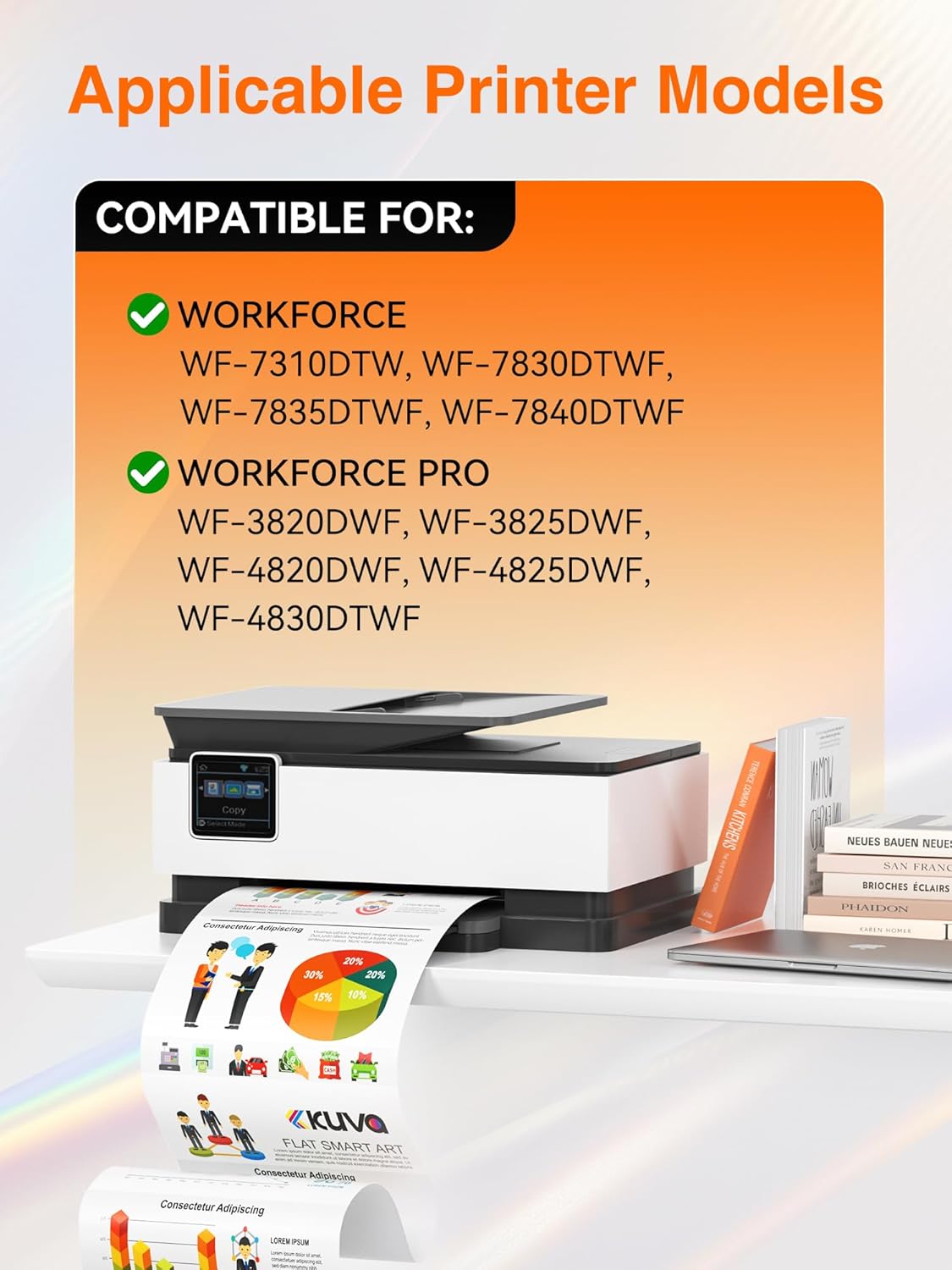 Thumbnail 1 de Kuva 405XL Compatible Ink Cartridge Multipack for Epson | 10-Pack