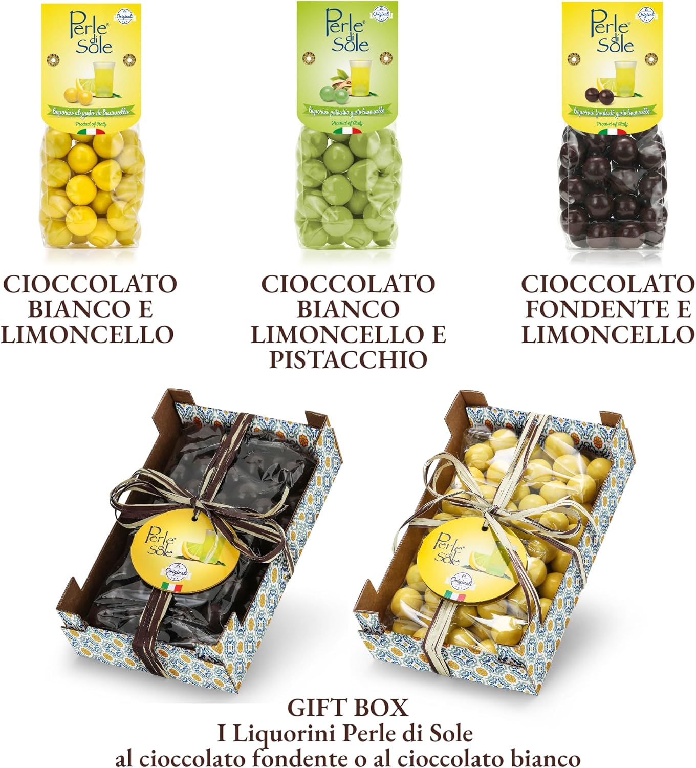 Thumbnail 6 de Perle di Sole – Liquorini al Pistacchio Ripieni al Limoncello, 150 g: un dessert artigianale che unisce Sicilia e Campania