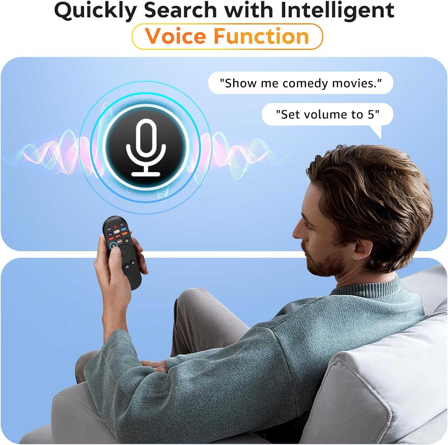 Thumbnail 2 de OMAIC XRT270 Voice Remote 50 ft