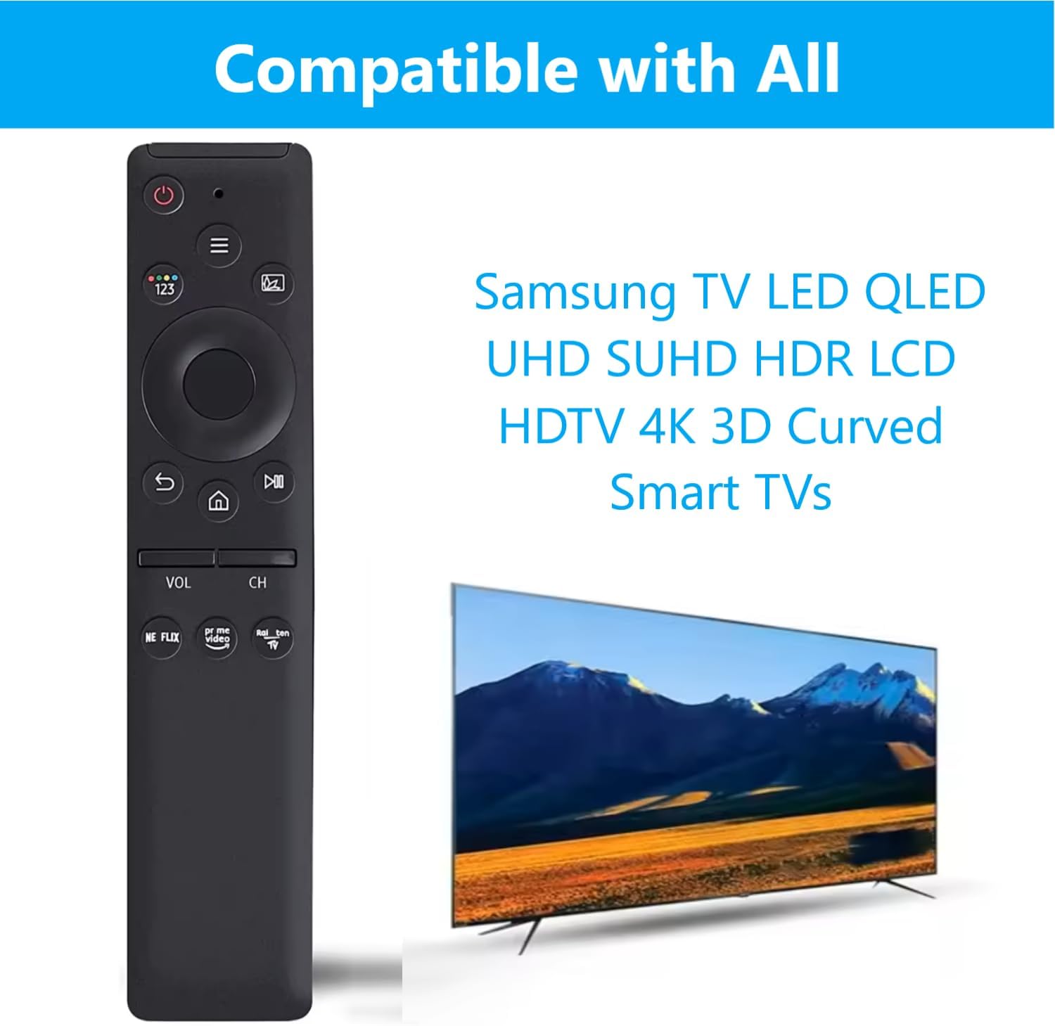 Thumbnail 1 de Samsung TV Remote replacement for QN90A 4K
