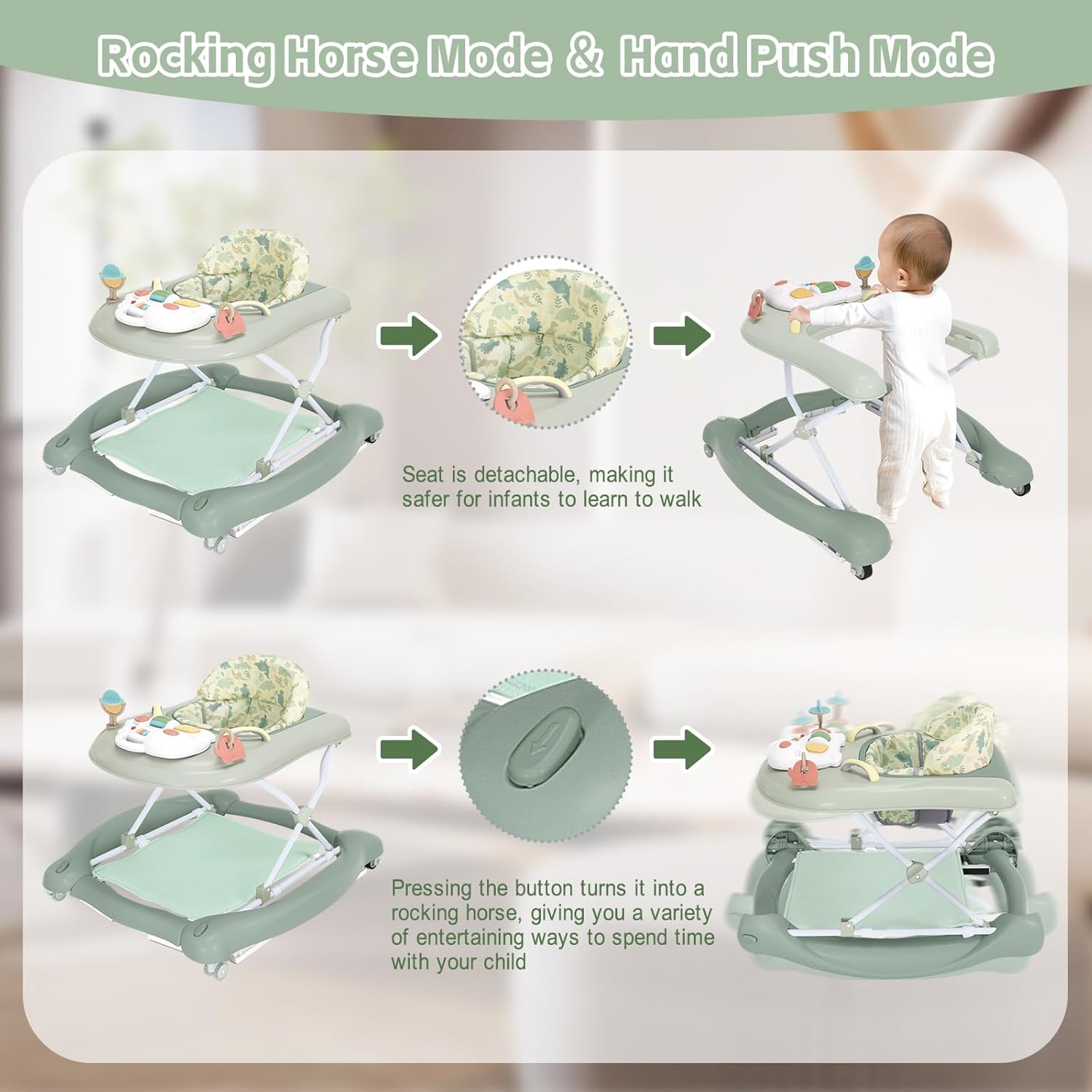 Thumbnail 4 de 5-in-1 Baby Walker 6-18 Months
