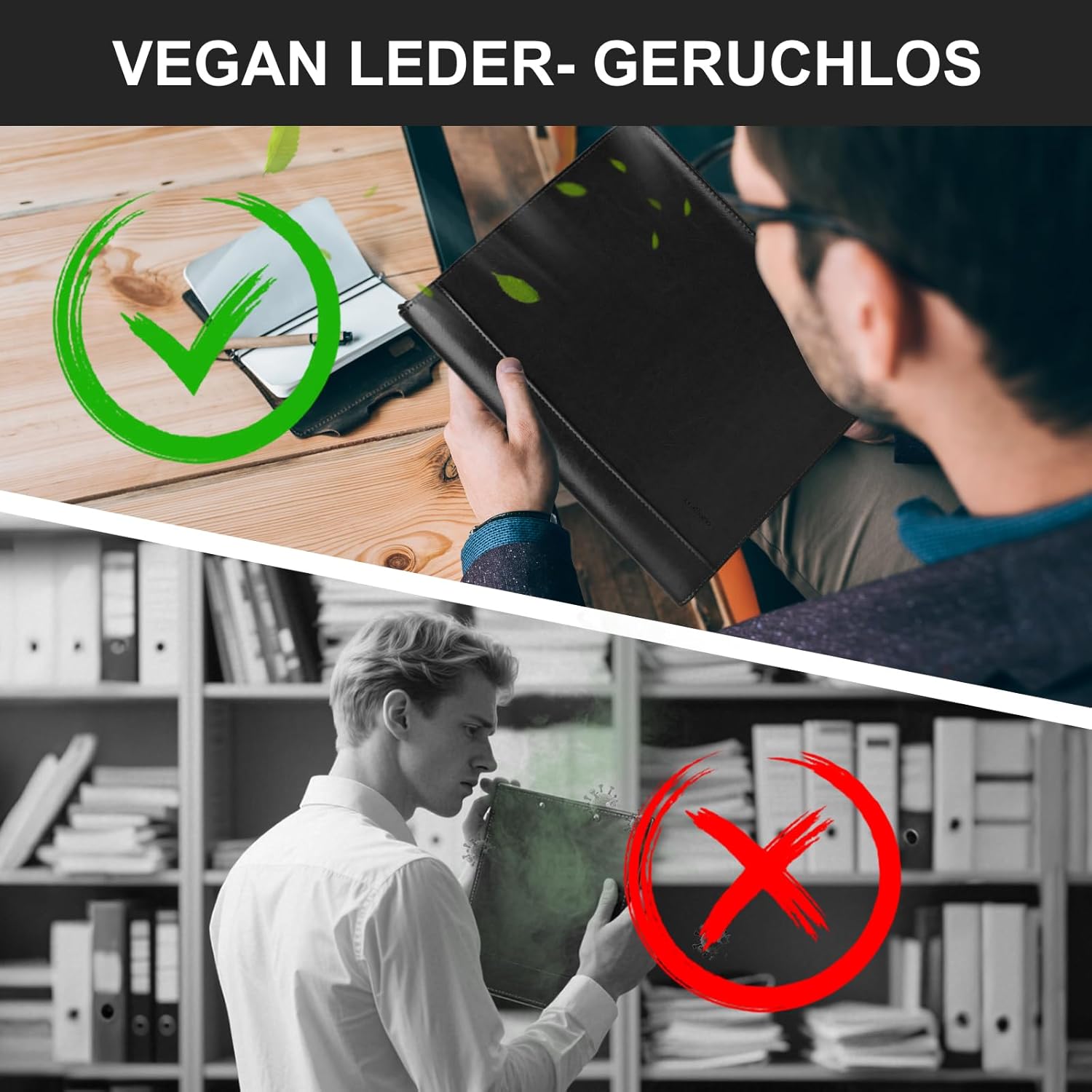 Thumbnail 6 de Leathario A4 Konferenzmappe