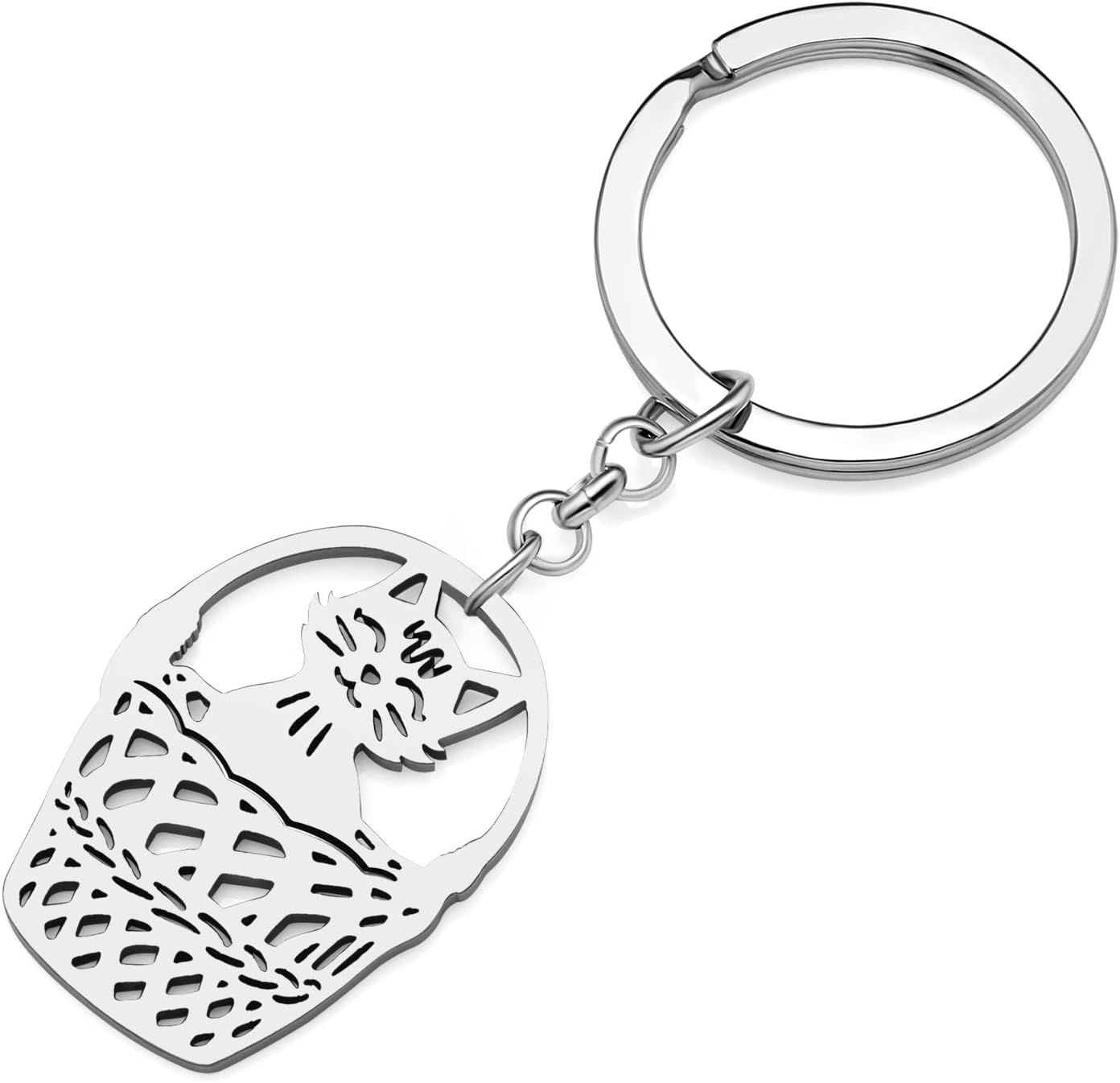Thumbnail 1 de DUOWEI Cute Cat Keyring