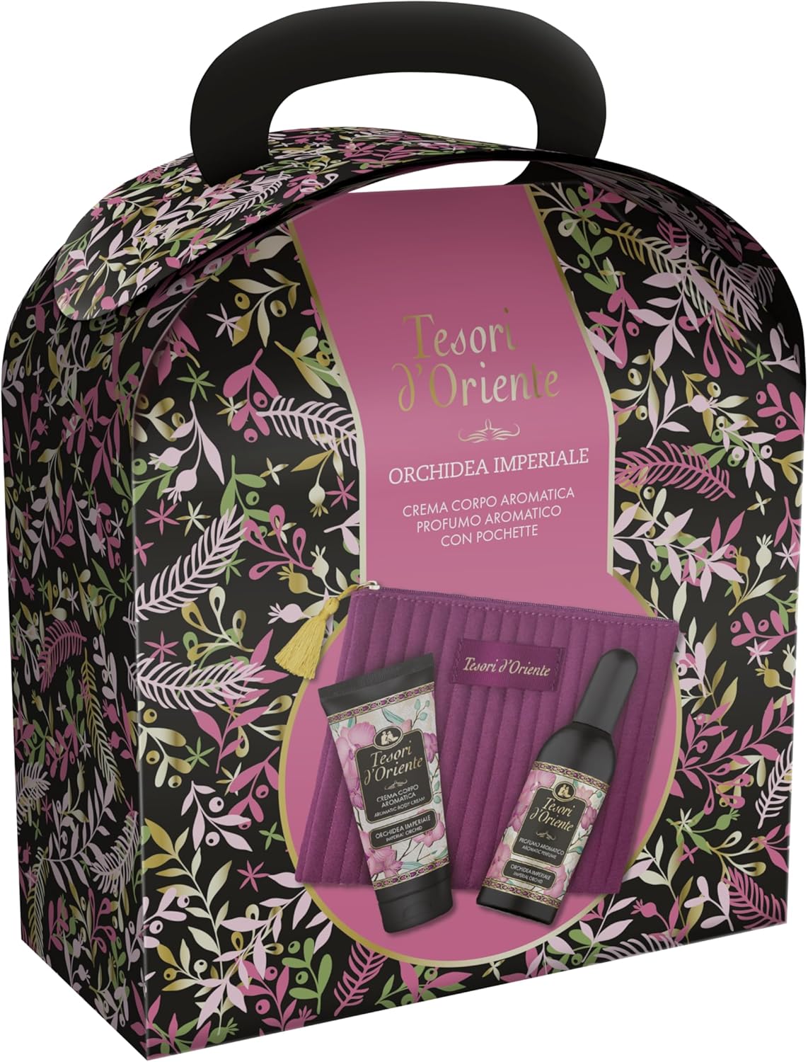 Thumbnail 3 de Tesori d'Oriente Byzantium Set Regalo da Viaggio con Profumo Aromatico 100 ml e Crema Corpo 75 ml + Pochette