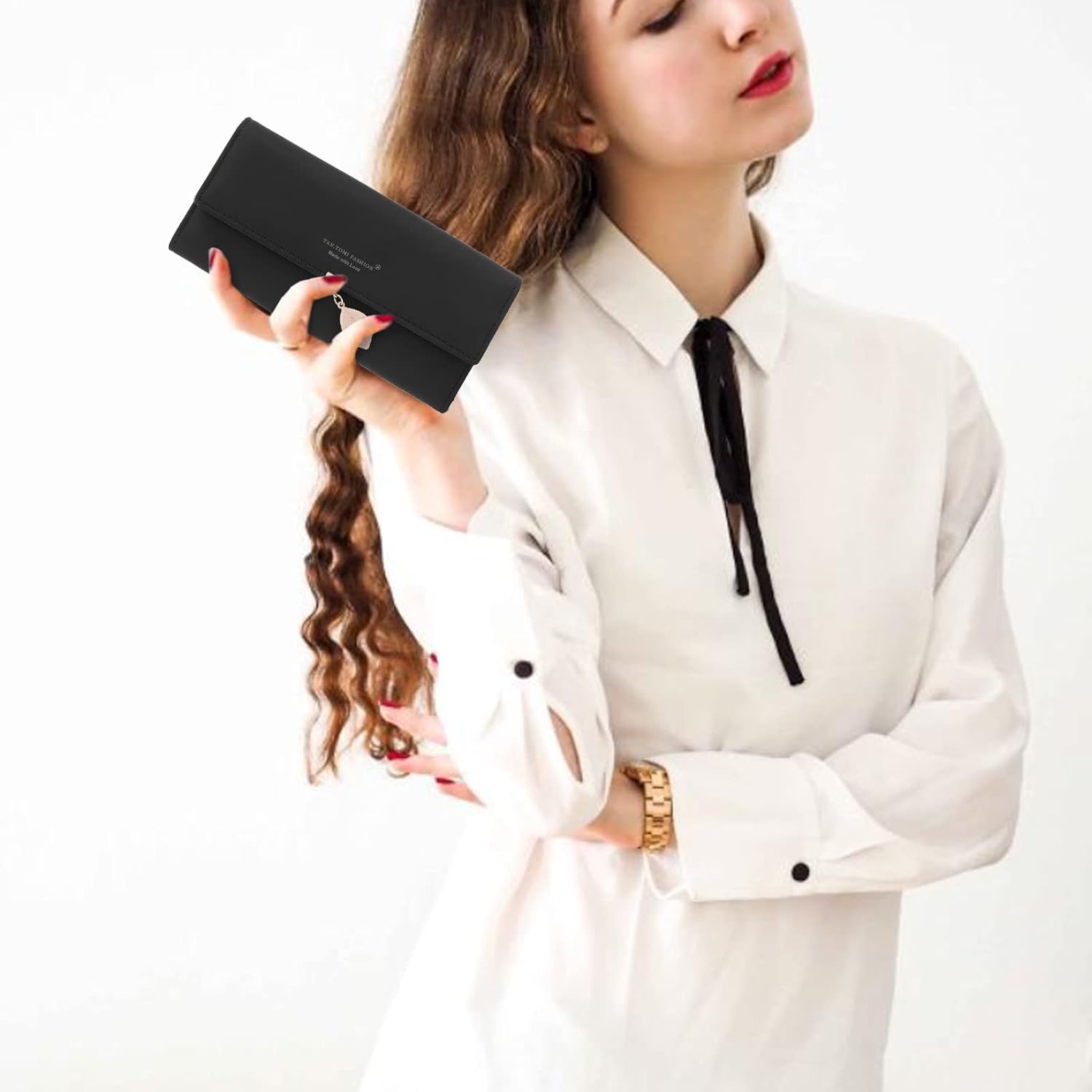 Thumbnail 5 de CALIYO Geldbeutel Damen Langformat 19 cm