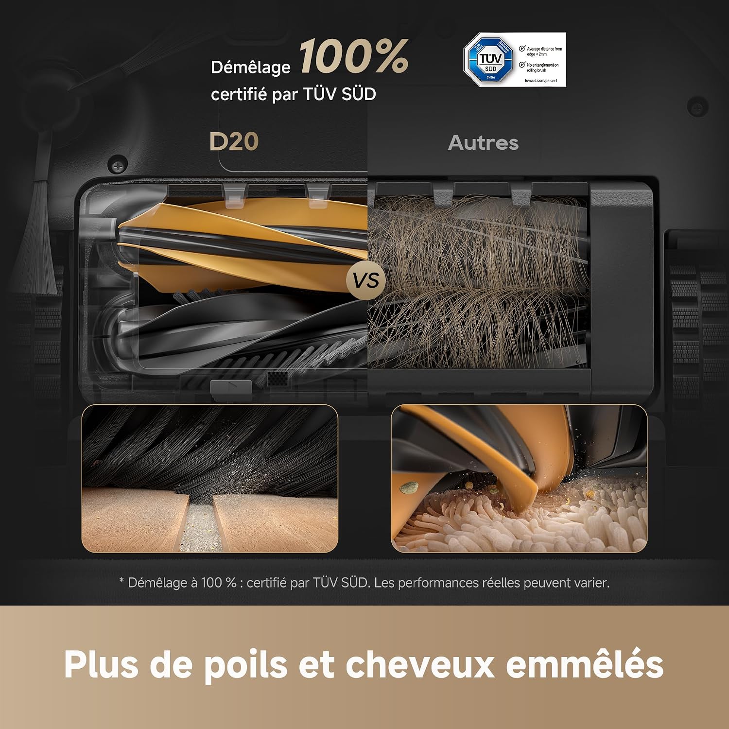Detalle 1 de DREAME D20 13 000 Pa