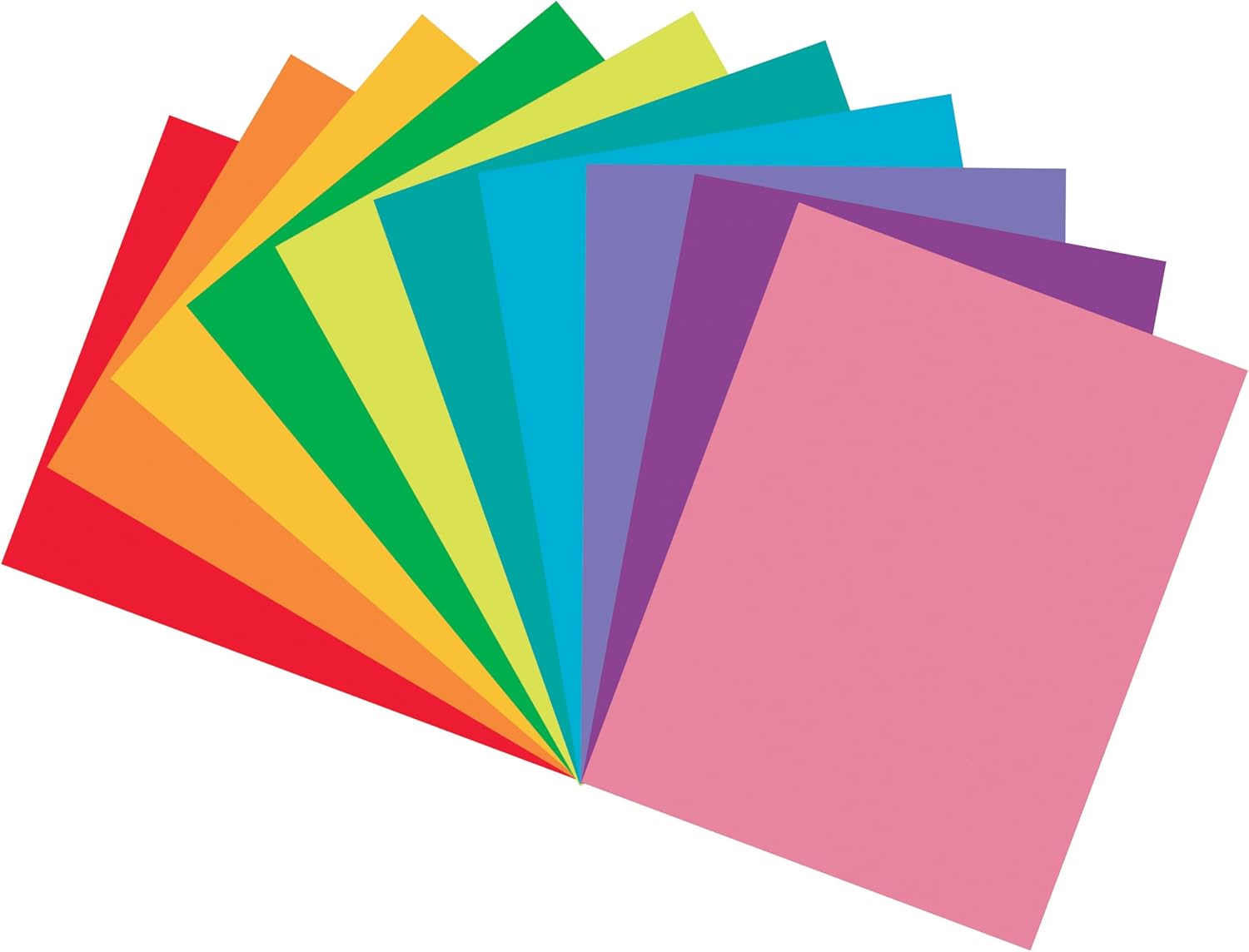 Detalle de Tru-Ray Construction Paper, 10 Vibrant Colors, 9" x 12", 50 Sheets