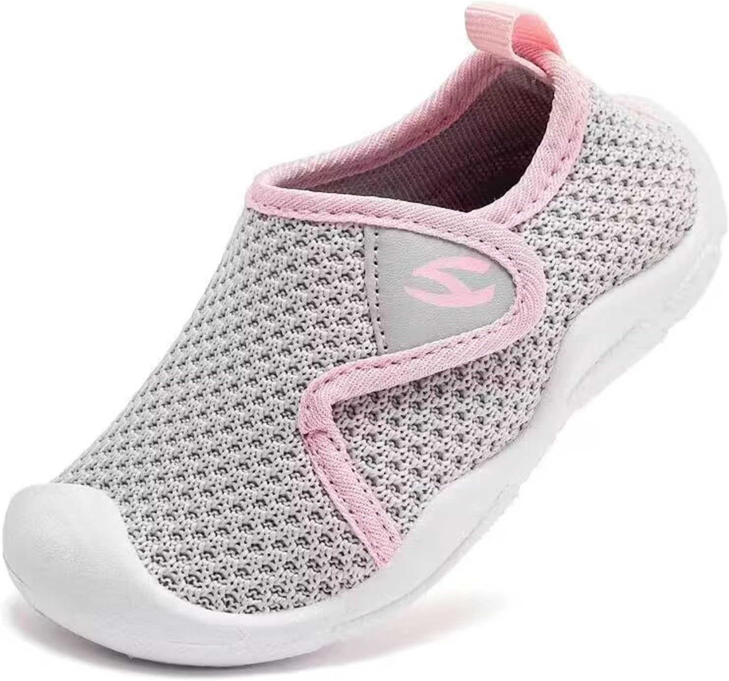 Detalle de SMajong Pantofole da Casa per Bambini Nero 26 EU – Leggere, flessibili e antiscivolo