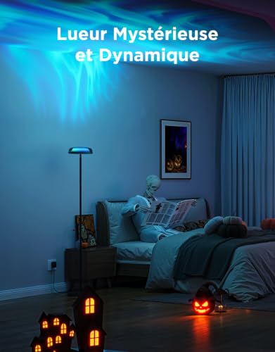 Detalle de Govee Lampadaire Salon à Trois Zones Indépendantes — Éclairage intelligent pour salon et chambre
