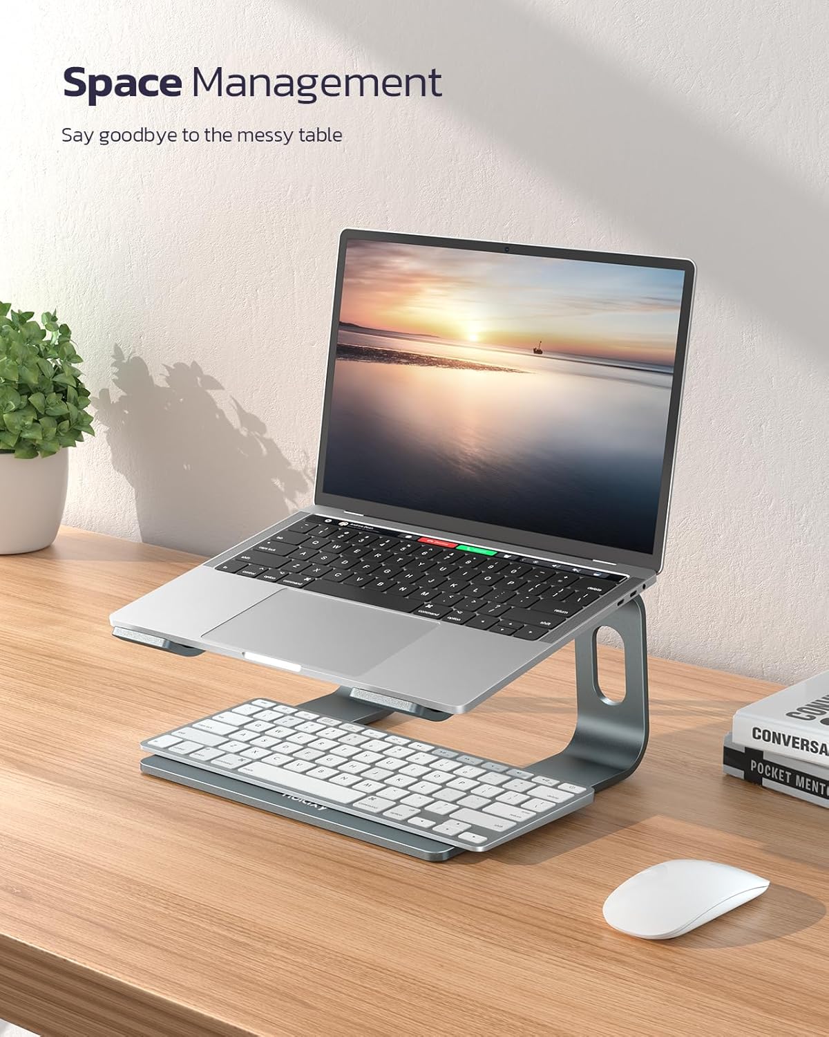Thumbnail 6 de Nulaxy All-Aluminum Laptop Stand for Desk (C3) – Detachable, Ventilated, 10–16" Compatibility