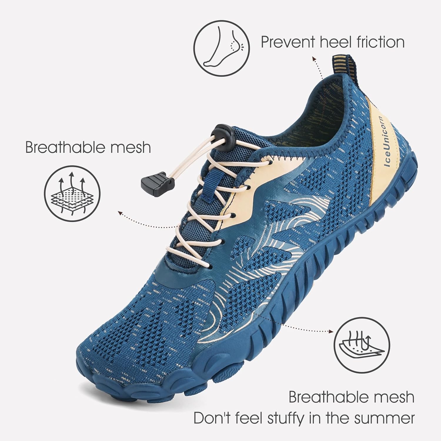 Thumbnail 2 de IceUnicorn Barefoot Shoes: Minimalist Trail and Fitness Shoes for All Genders