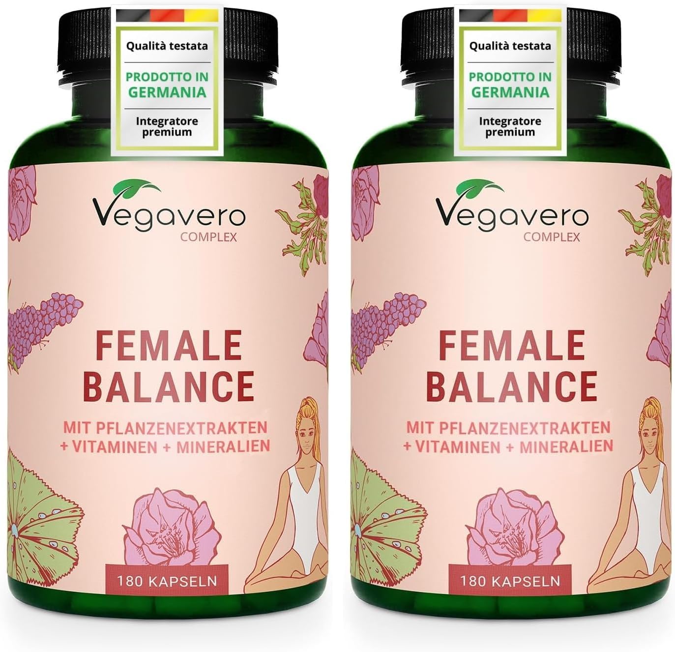Thumbnail 6 de Vegavero Female Balance 180 capsule: equilibrio ormonale vegano con agnocasto, maca e micronutrienti