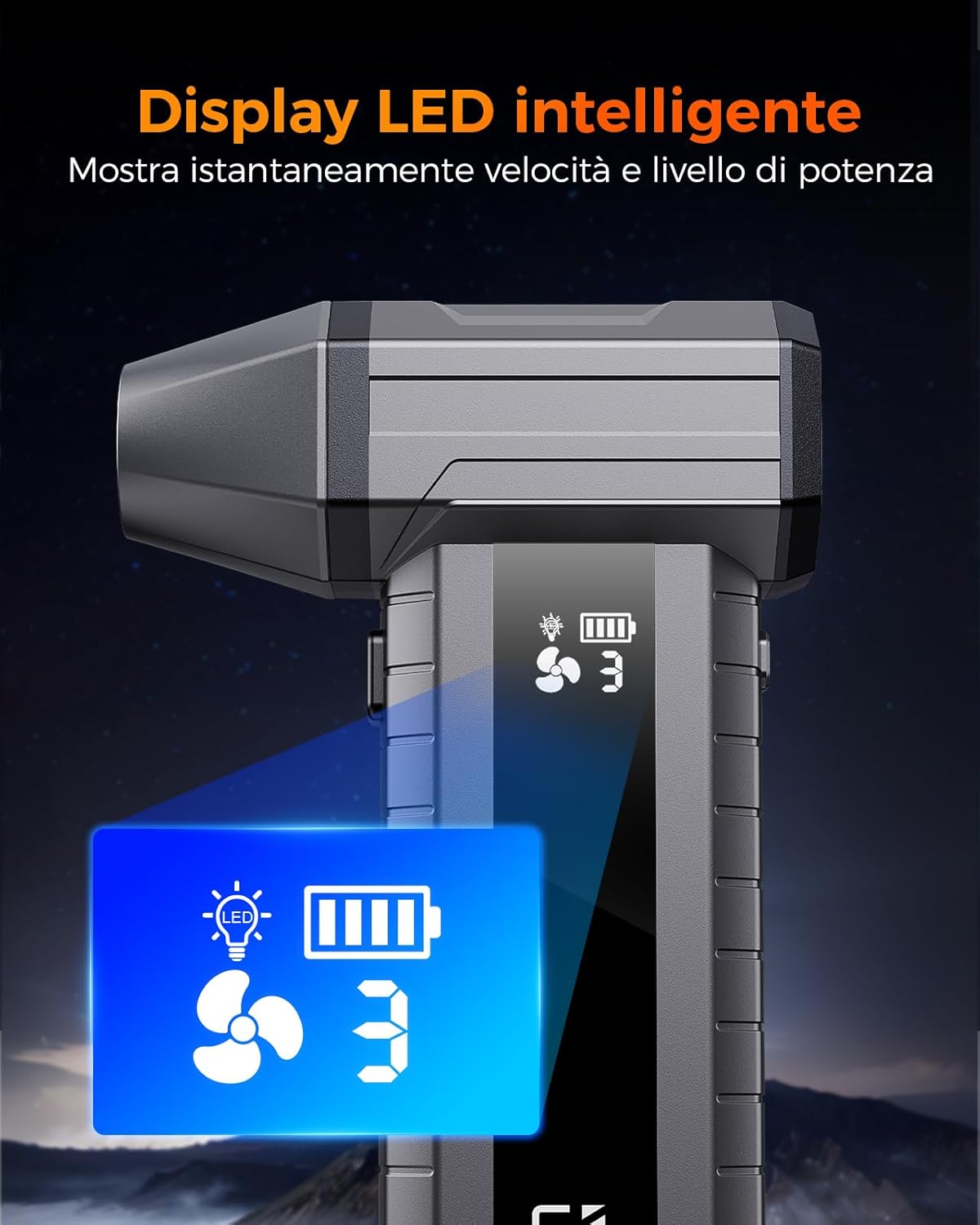 Thumbnail 3 de Nevoke Soffiatore a Batteria – Mini soffiatore aria compressa per PC e tastiere